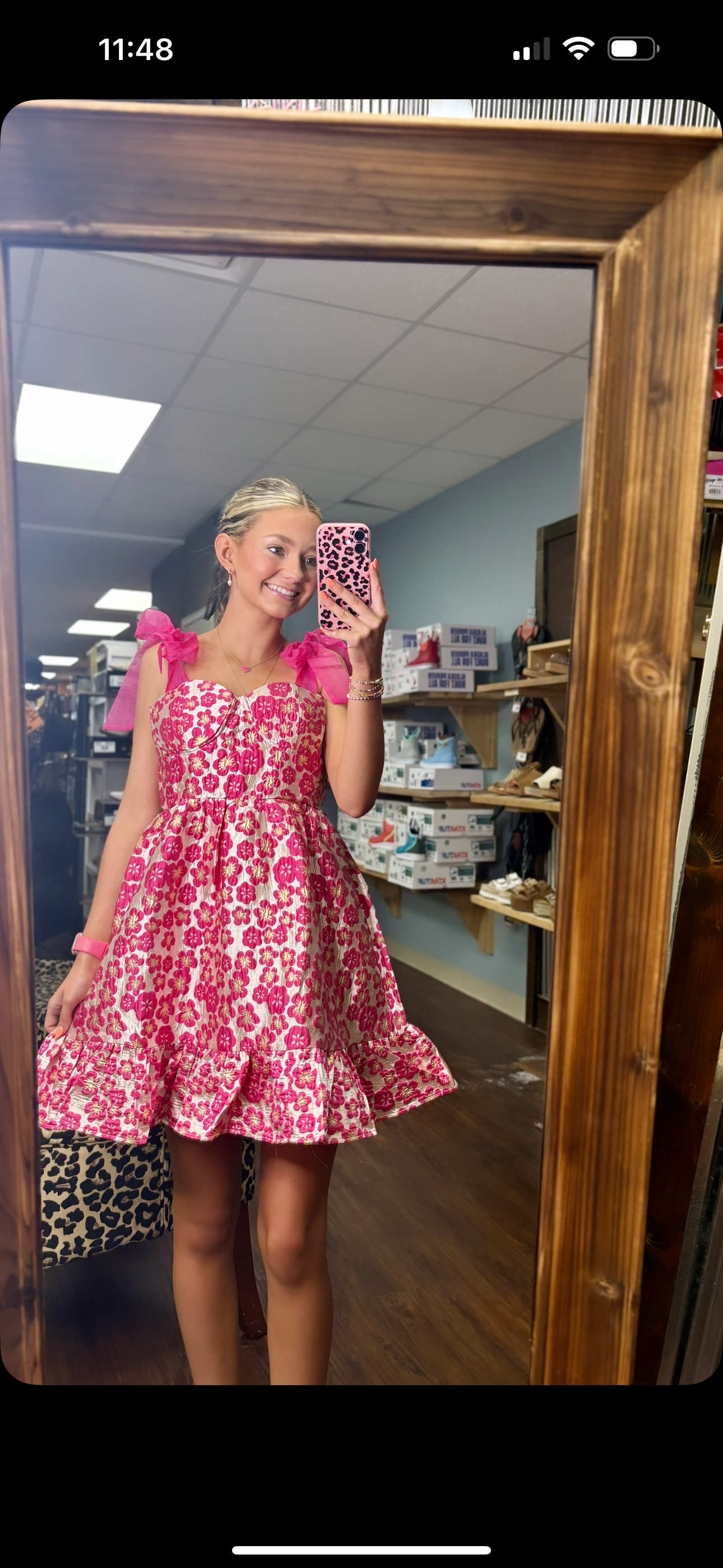 Beautiful Floral Print Dress