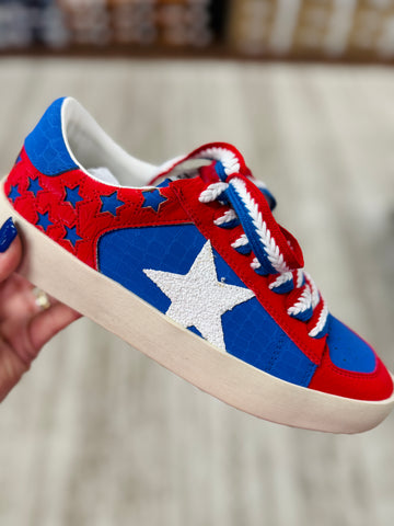 CANDACE - Stellar Sequin Leather Sneakers