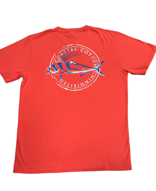 Coastal Cotton Chili Rooster Fish S/S T-Shirt
