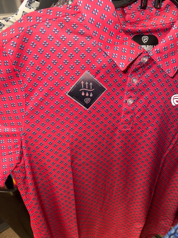 Men's Aztec Printed Polo