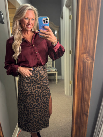 The Classic Silk Button Down