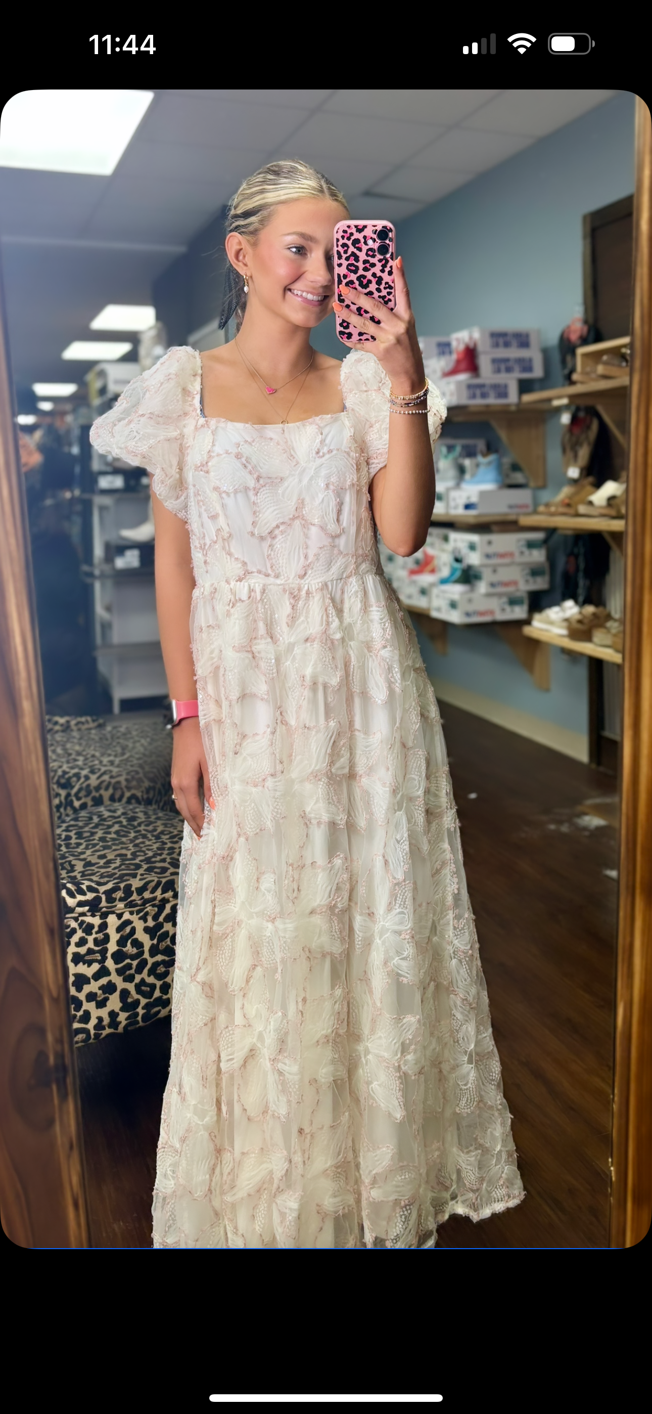 Stunning Sequin Mesh Maxi Dress