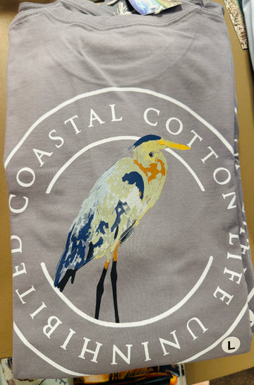 Coastal Cotton Heron T-Shirt