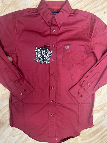 Men's Solid Button Down Shirt