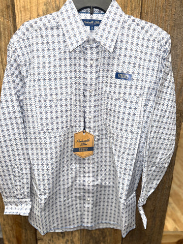 Men's L/S Snap Button Down Shirt