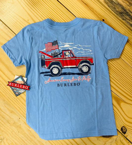 Burlebo " America Knows How to Party" T-Shirt