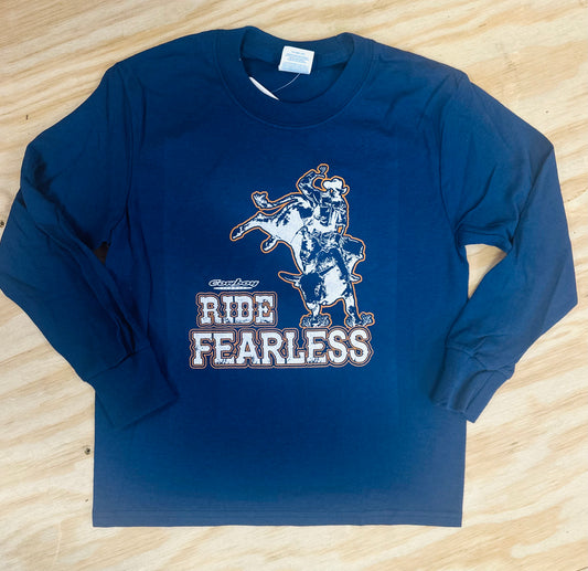 Cowboy Hardware Boys Ride Fearless L/S T-Shirt