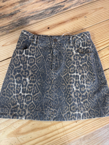 Leopard Print Skirt