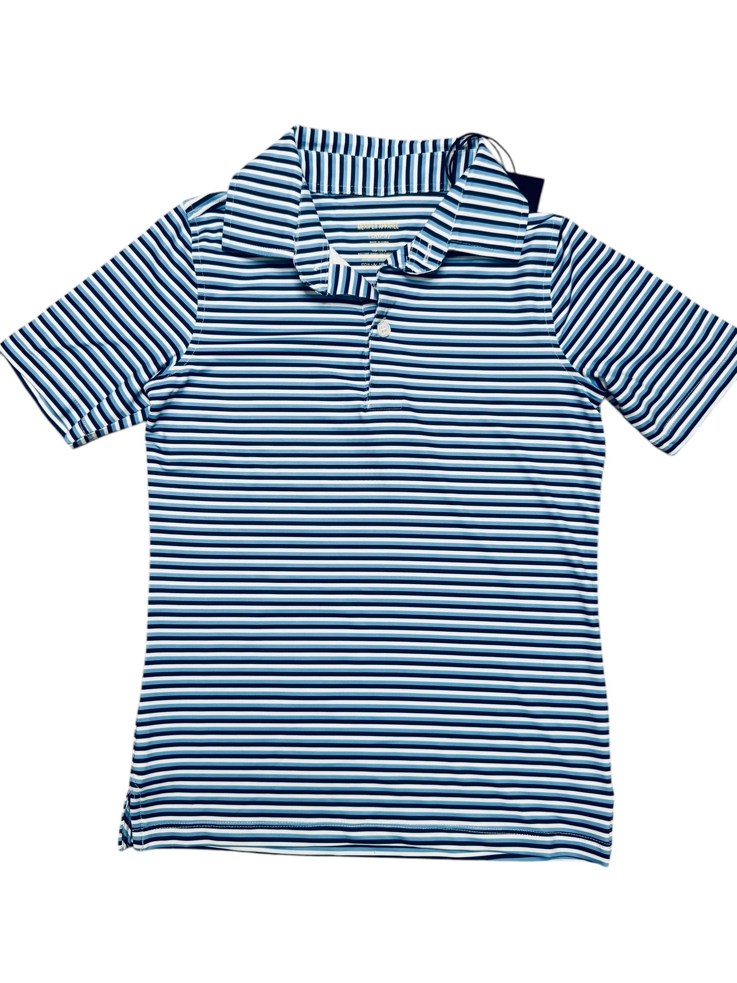 Boy's Striped Performance Polo