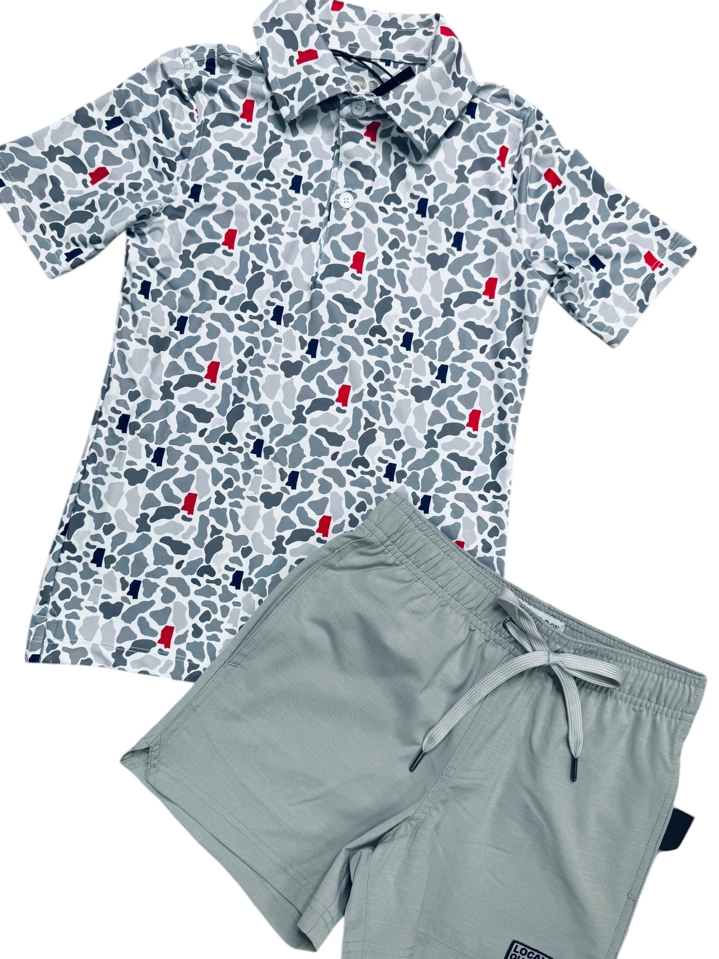 Boy's Ole Miss Performance Polo
