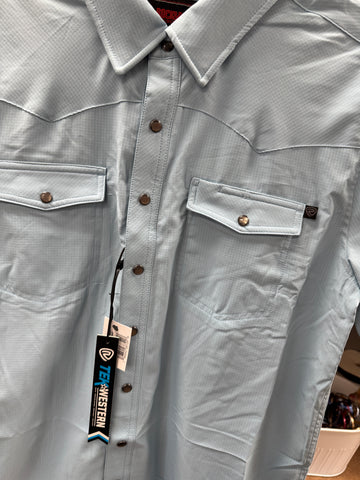 Men's Solid Ripstop Snap Shirt