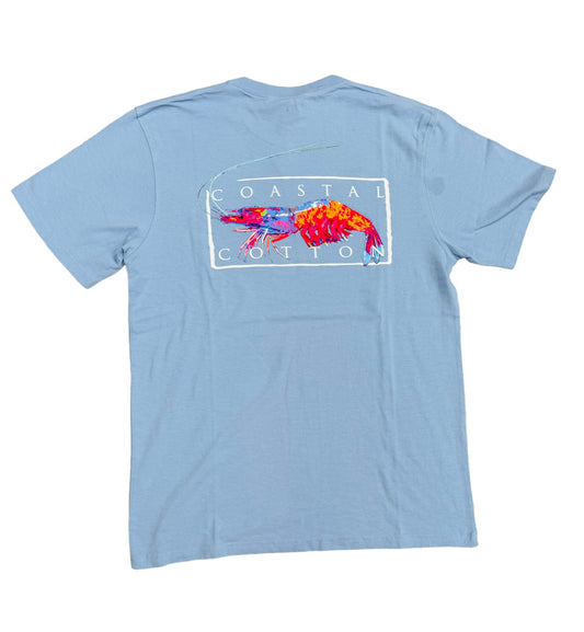 Coastal Cotton Quicksilver Shrimp T-Shirt