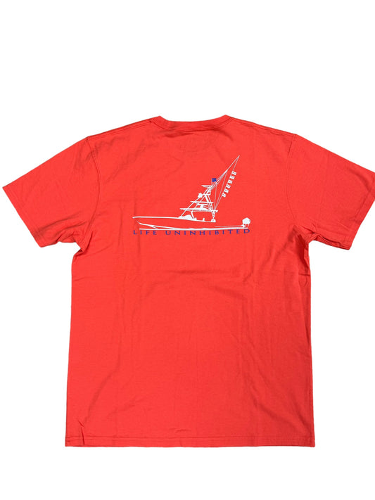 Coastal Cotton Chili Pepper Yacht T-Shirt