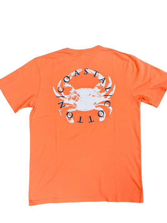 Coastal Cotton Sunset Crab T-Shirt