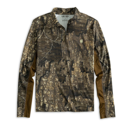 The Wanderer 1/4 Zip: Realtree Timber