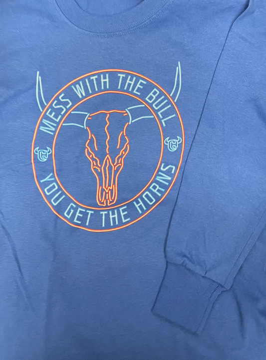 Cowboy Hardware Boys Mess With The Bulls L/S T-Shirt