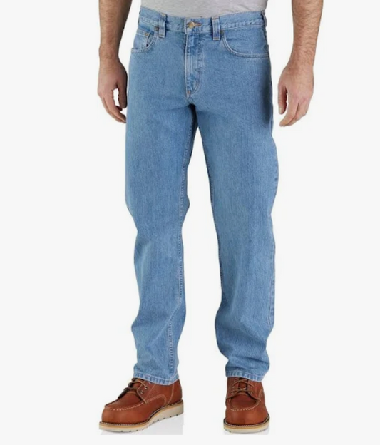 Carhartt - Relaxed Fit Jean - Straight Jean - Stonewash