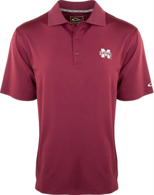Mississippi State Performance Stretch Polo