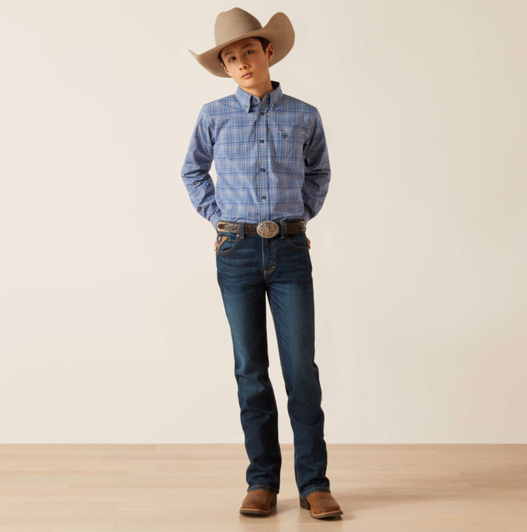 Boy's Ariat Pro Series Pitt Classic Fit Shirt