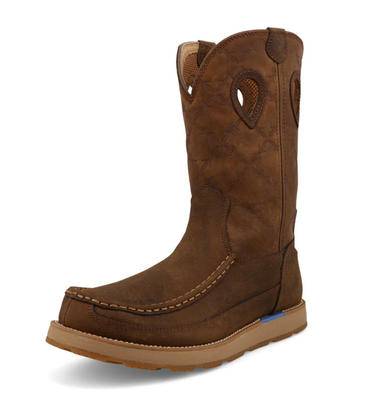 11" WORK PULL ON WEDGE SOLE BOOT Style: MCBX001