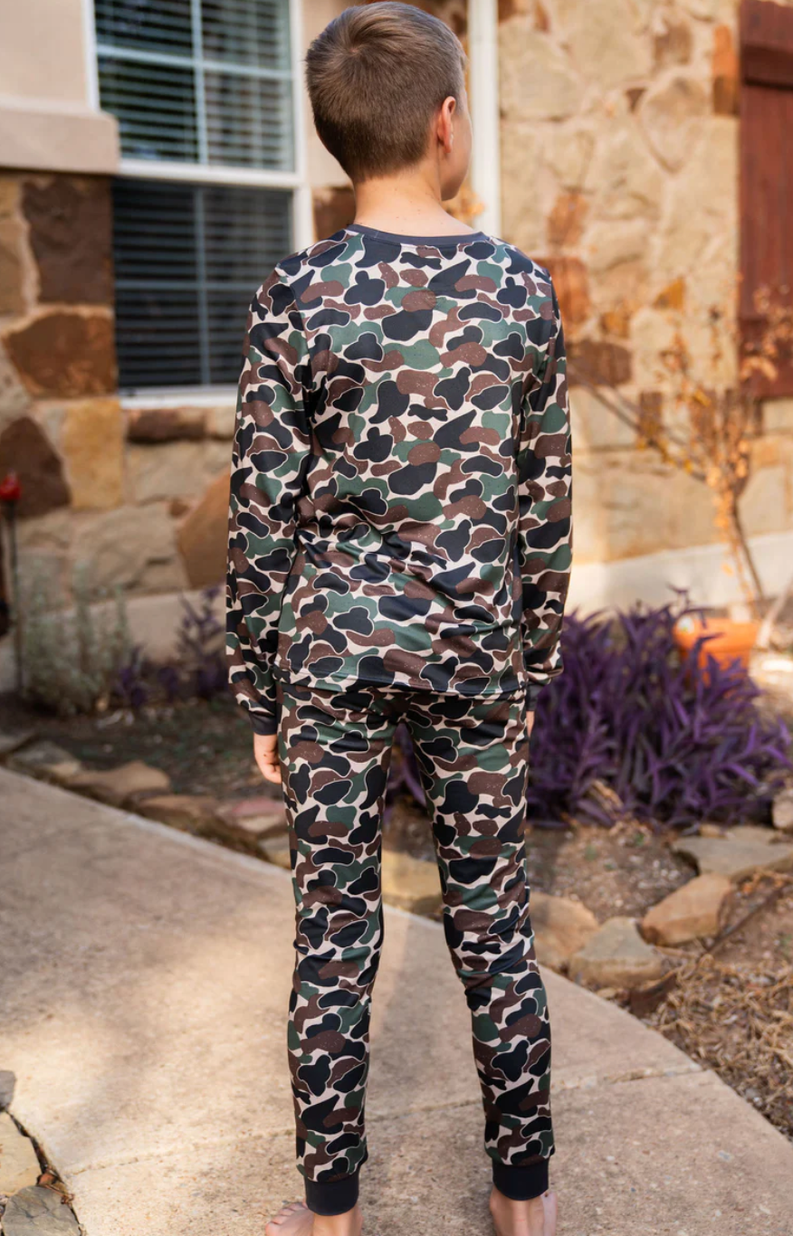 Youth & Toddler - Pajama Set - Throwback Camo