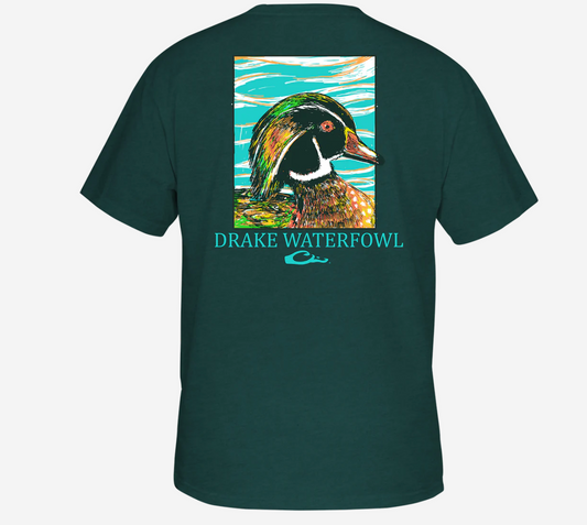 Drake Pop Art Wood Duck T-Shirt