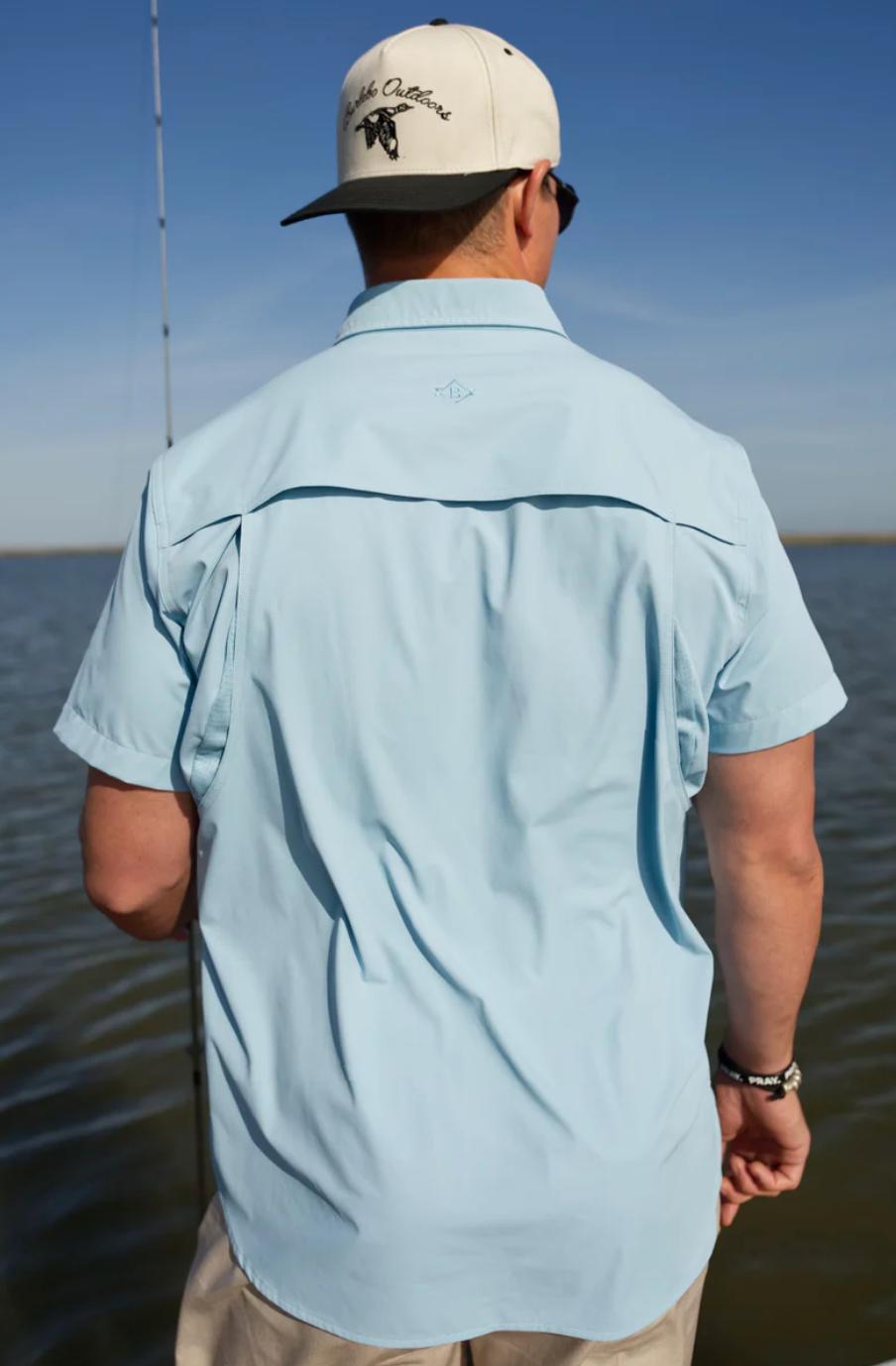 Burlebo Performance Fishing Shirt - Dusty Blue
