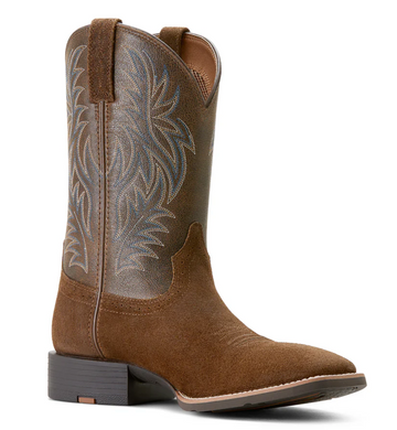 MEN'S SPORT WIDE SQUARE TOE MESA TAN WESTERN BOOT #10053732
