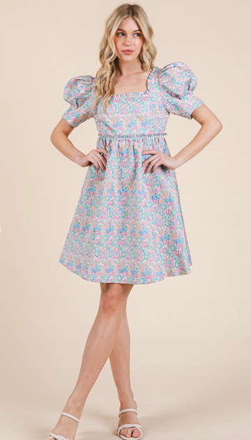 Floral Embroidered Dress
