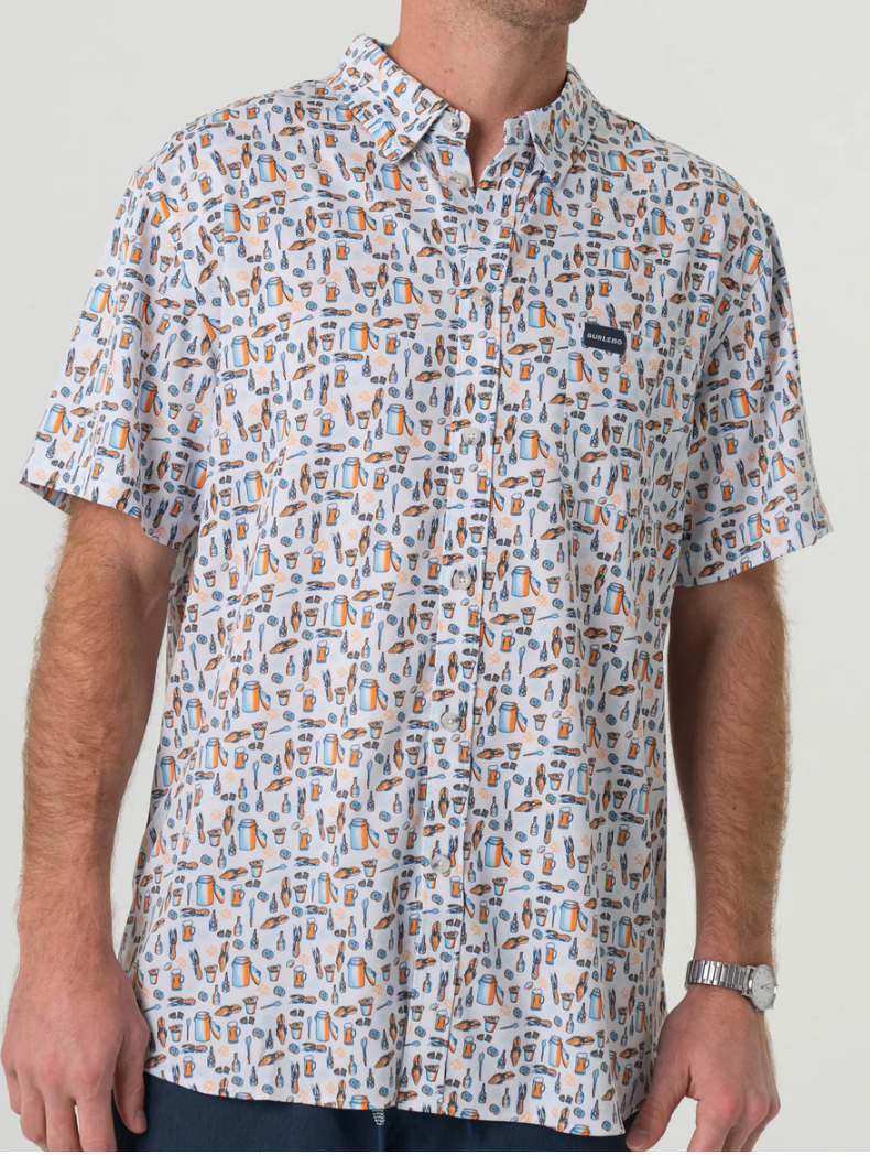 Performance Button Up - Crawfish Boil