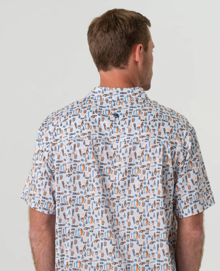 Performance Button Up - Crawfish Boil