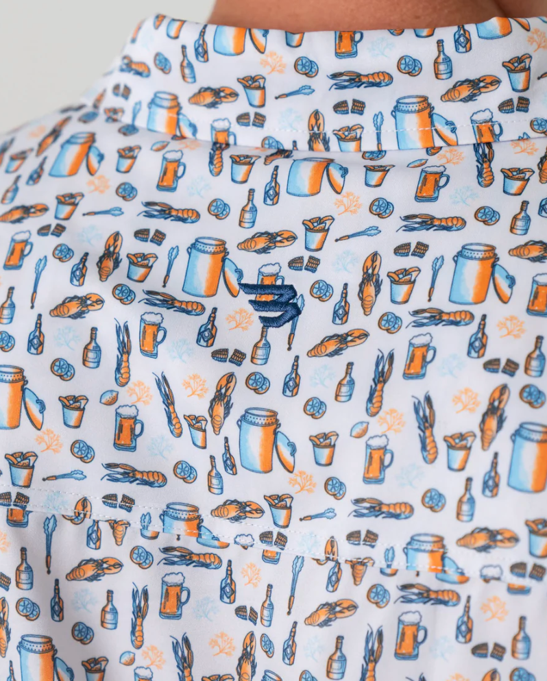 Performance Button Up - Crawfish Boil