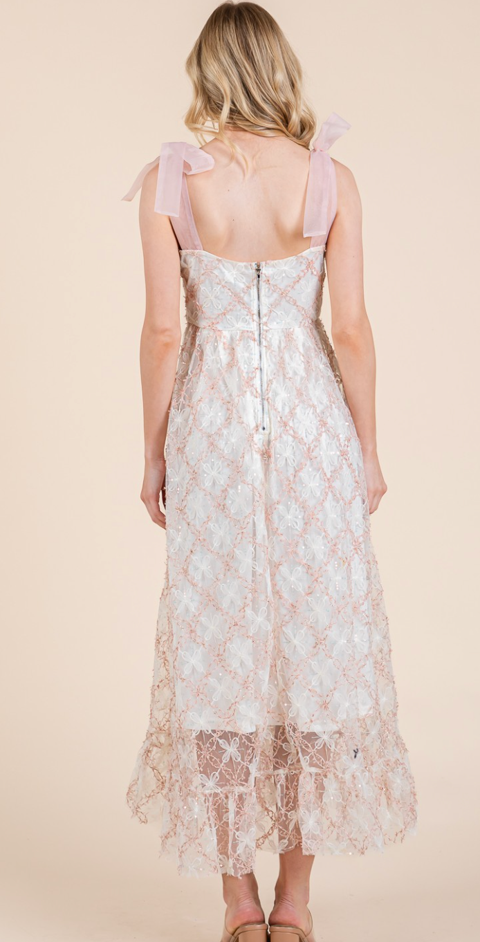 Sequin Mesh Sundress