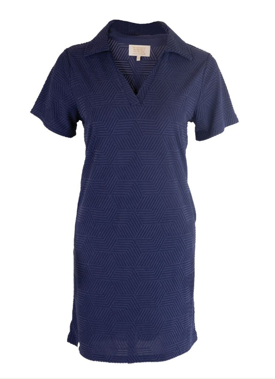 V-Neck Textured Dress
