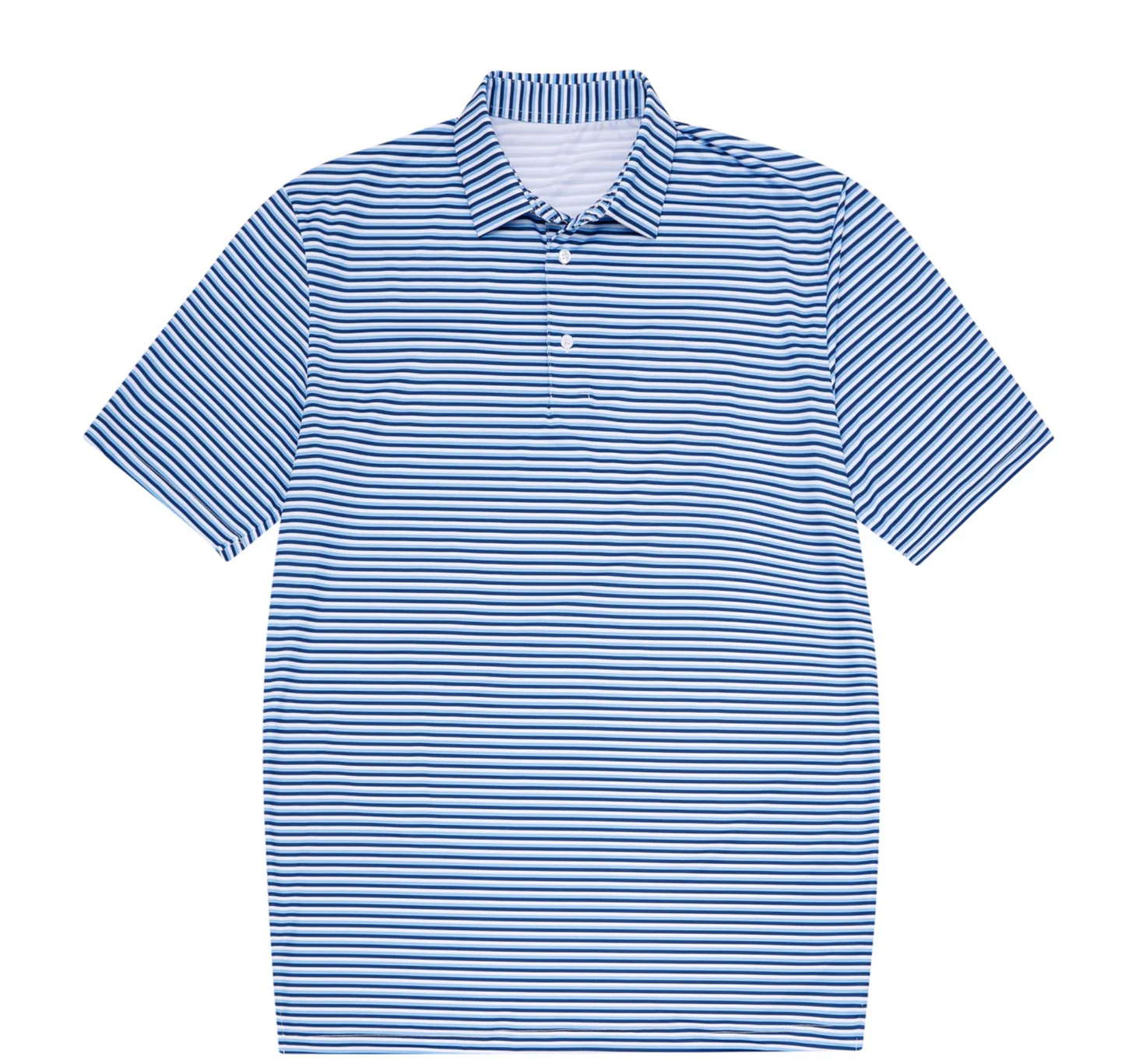 Boy's Striped Performance Polo