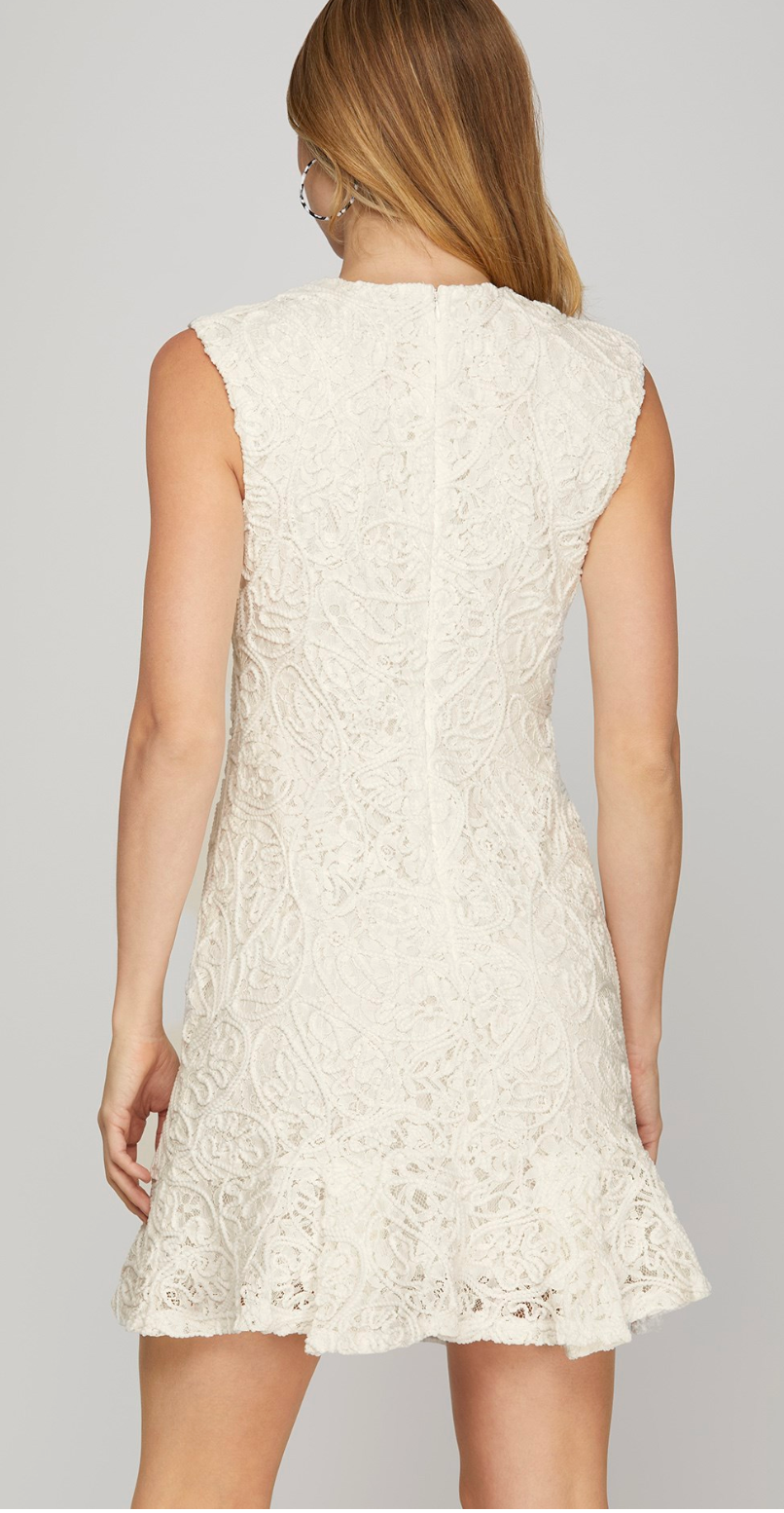Beautiful Lace Design Dress