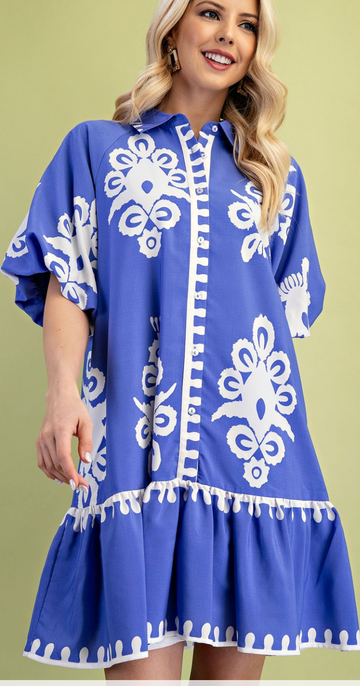 Bold Print Dress