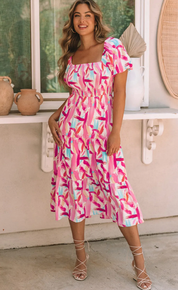 Brush Stroke Dress