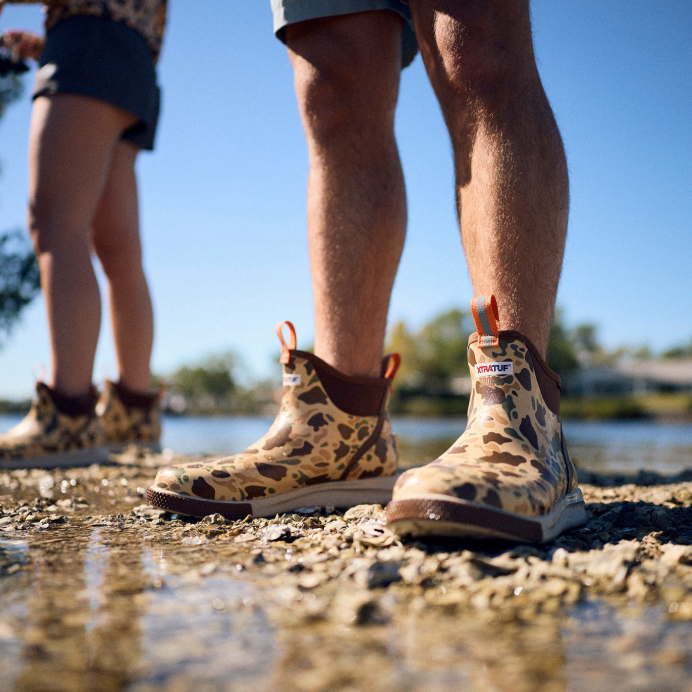 Men's 6 in Ankle Deck Boot Sport in Duck Camo #XADSMDCM
