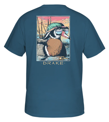 Pop Art Wood Duck Sunglasses T-Shirt