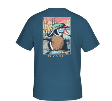 Pop Art Wood Duck Sunglasses T-Shirt