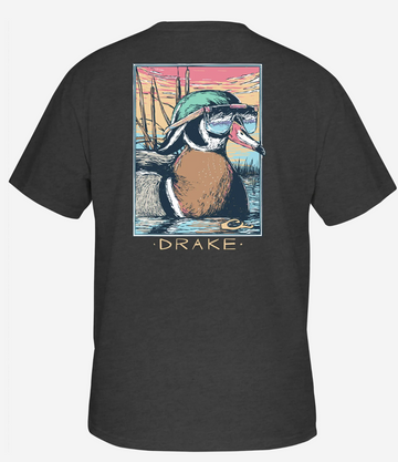 Pop Art Wood Duck Sunglasses T-Shirt