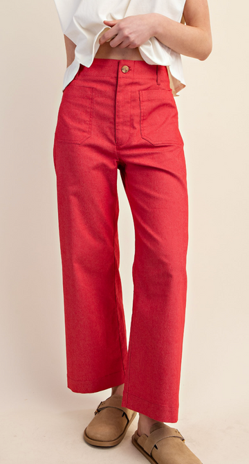 Ankle Cropped Summer Pants