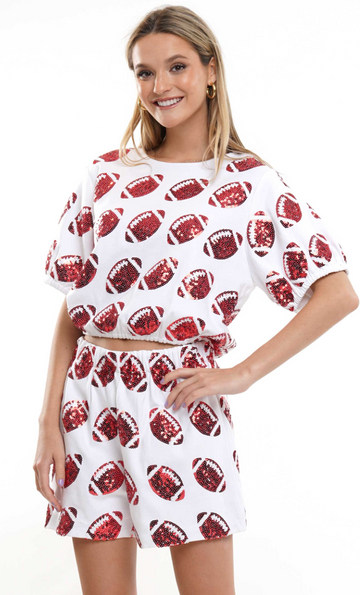 Football Sequin Pattern Set