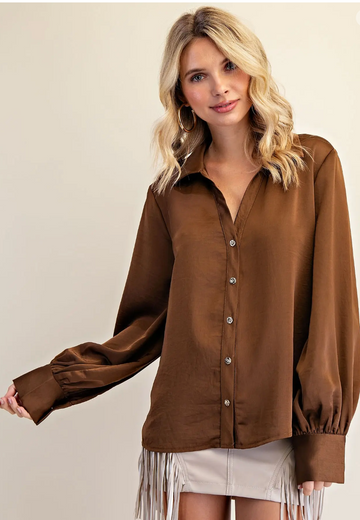 The Classic Silk Button Down