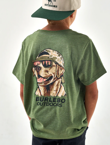 Youth - Mallard Camo Dog - Heather Olive