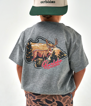 Youth - Hill Country Buck - Dark Heather Grey