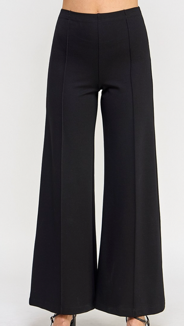 High Waist Contour Wide Leg Ponte Pant