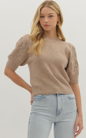 The Fall Puff Sleeve Sweater