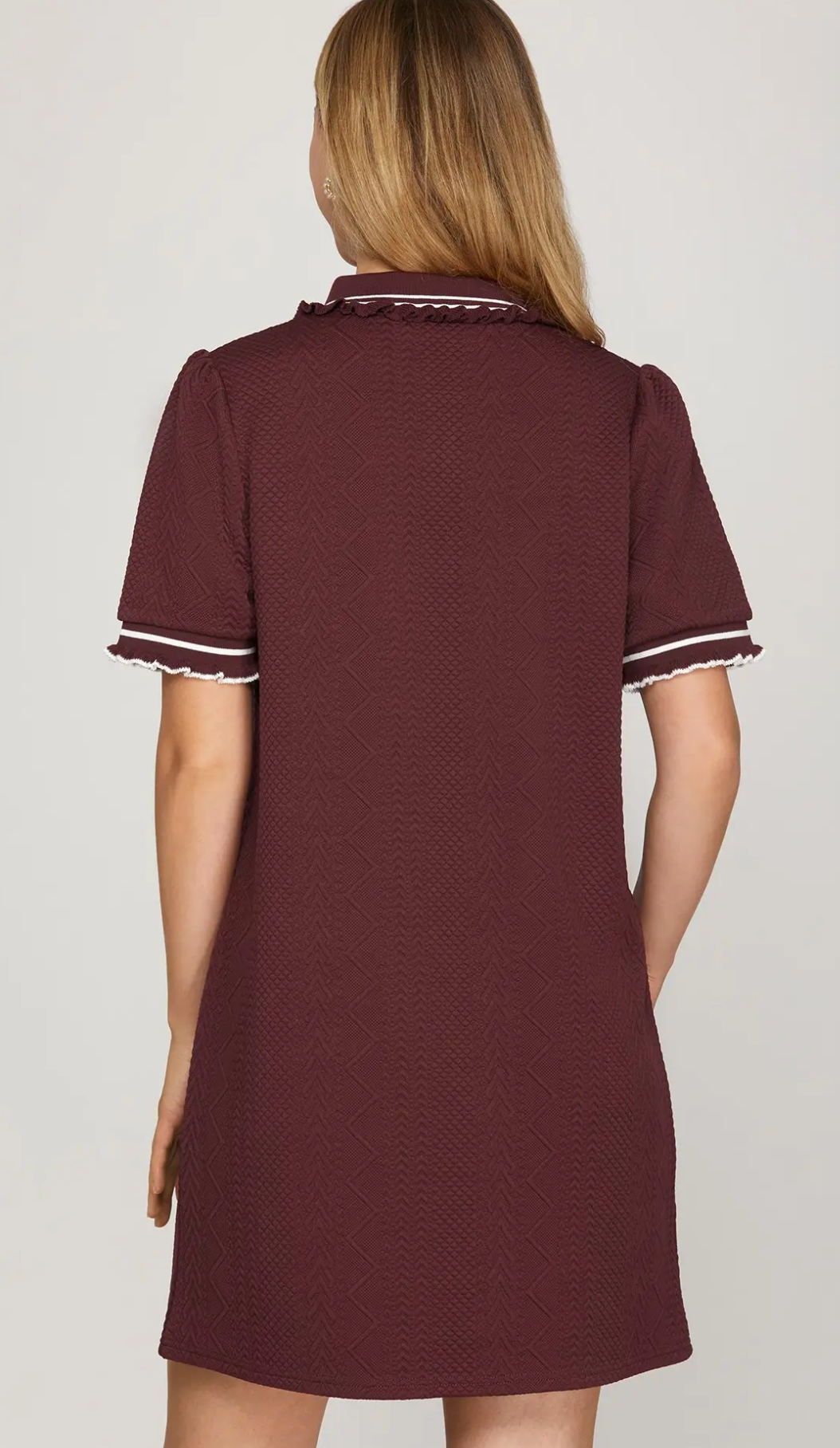 Game Day Ribbed Knit Dress